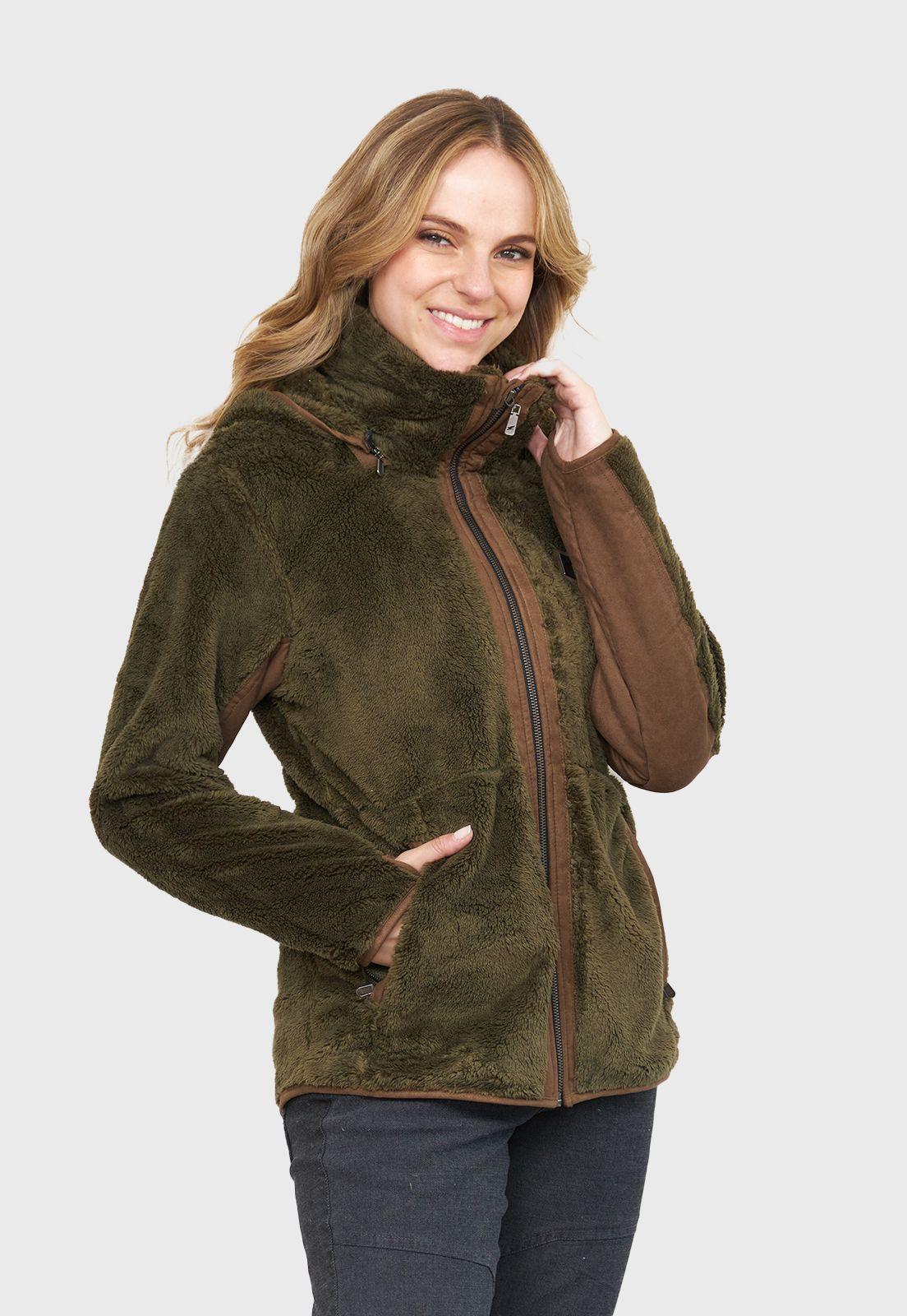 Chaqueta Chiporro Shaggy Lander Verde Musgo Falcone-1