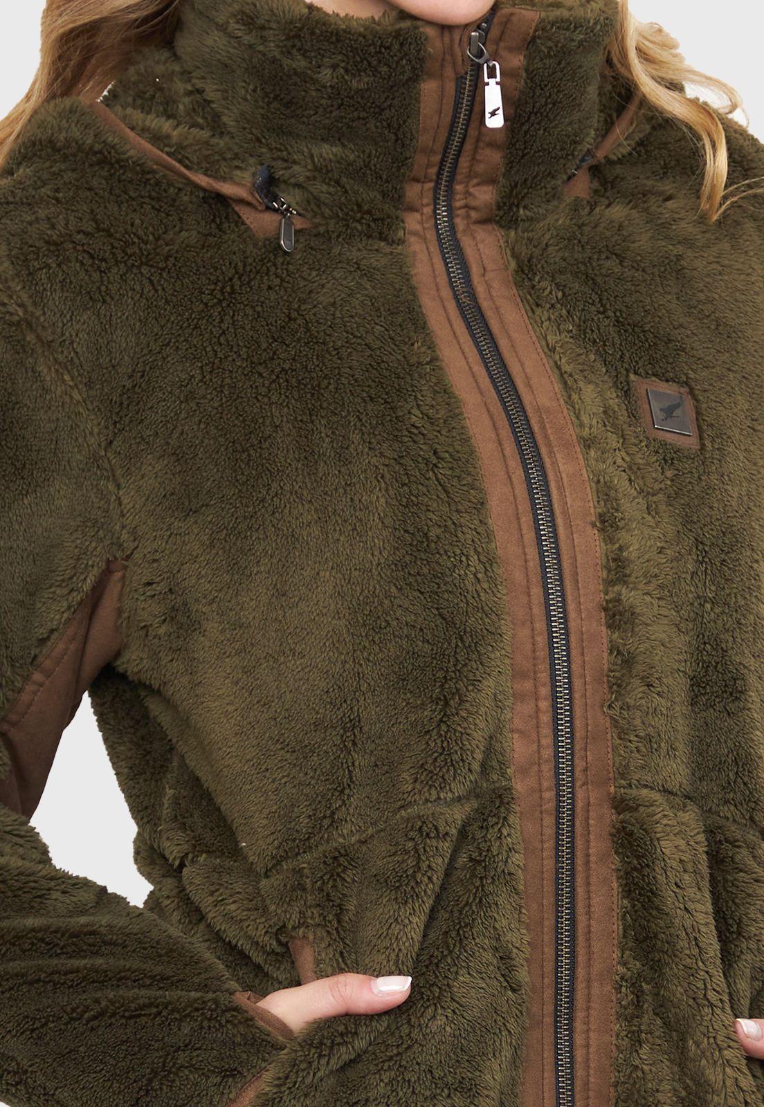 Chaqueta Chiporro Shaggy Lander Verde Musgo Falcone-4