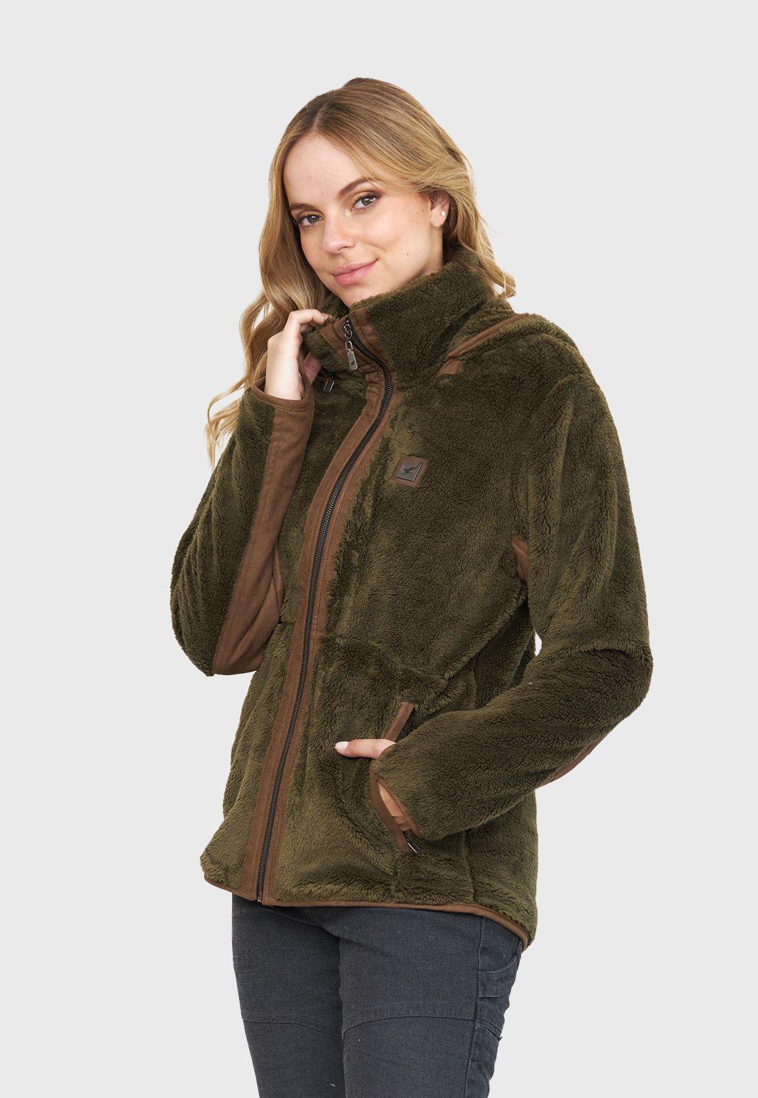 Chaqueta Chiporro Shaggy Lander Verde Musgo Falcone-3