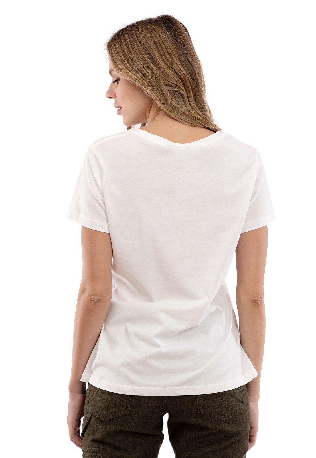 Polera Orgánica Logo Rectangular Blanco Falcone -2