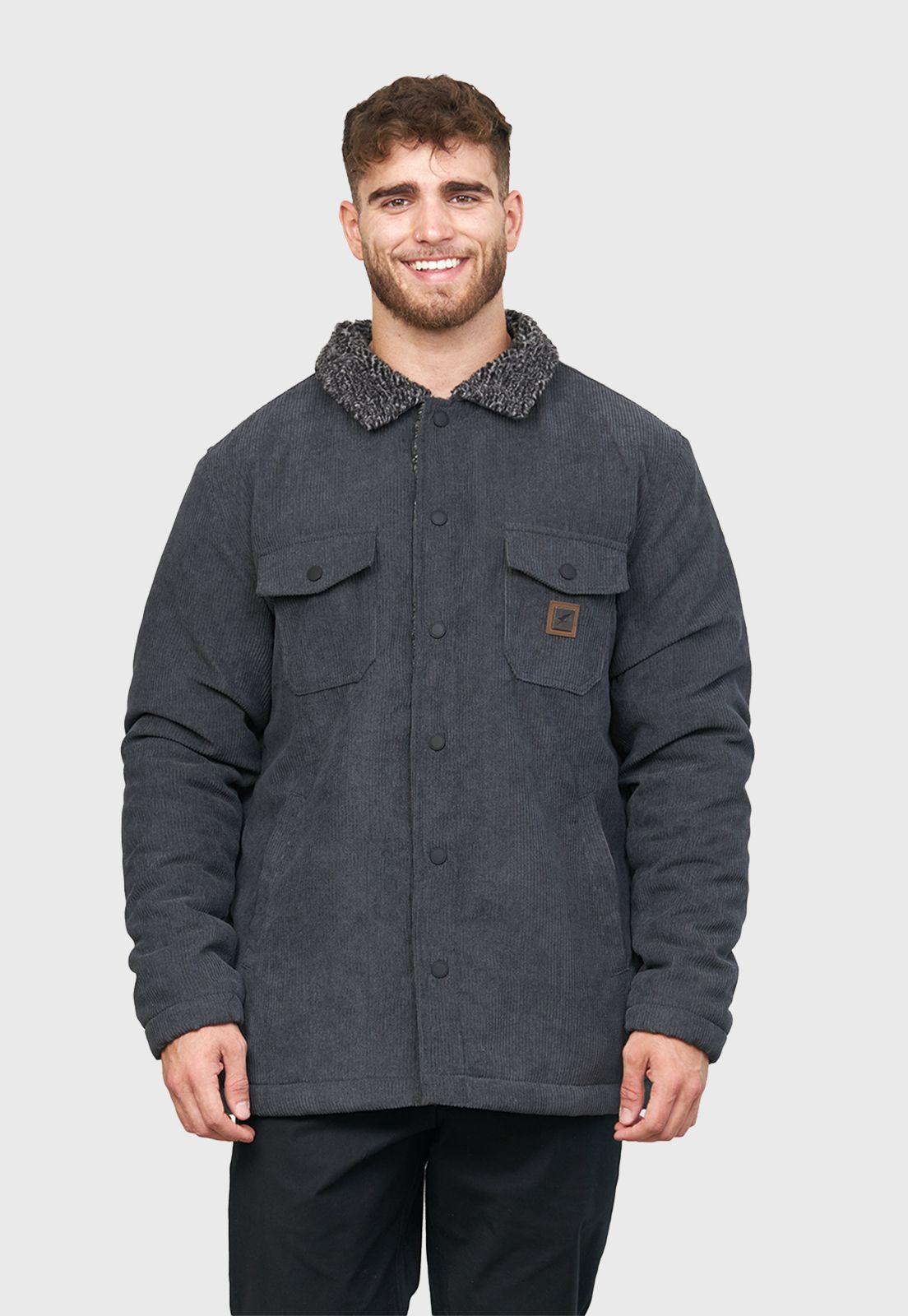 Chaqueta Harvester Hombre Gris Oscuro Falcone-0