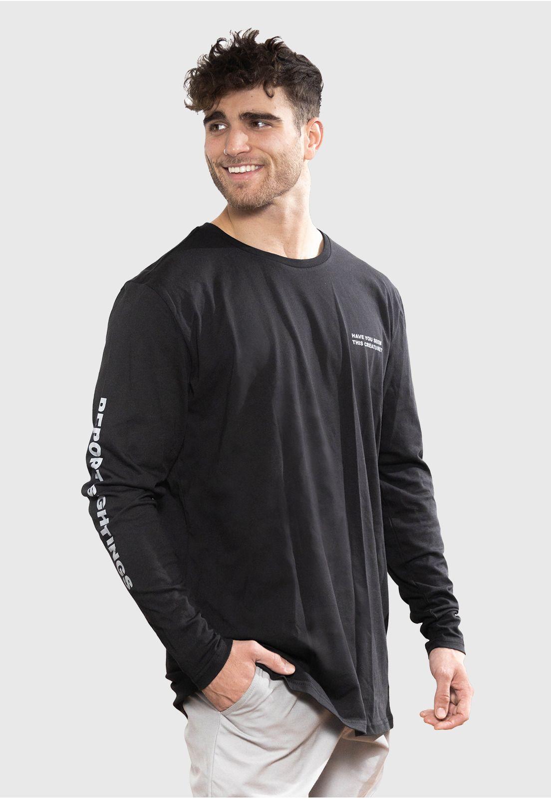 Polera Orgánica Manga Larga Lake Creature-3