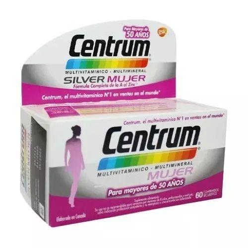 Centrum Silver Mujer Multivitamínico Multimineral x 60 Comprimidos Recubiertos-1