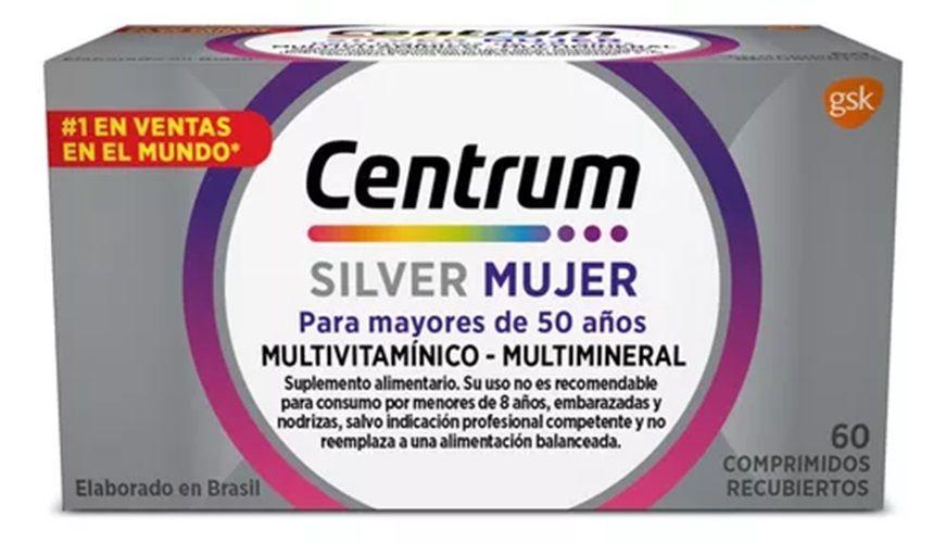 Centrum Silver Mujer Multivitamínico Multimineral x 60 Comprimidos Recubiertos-3