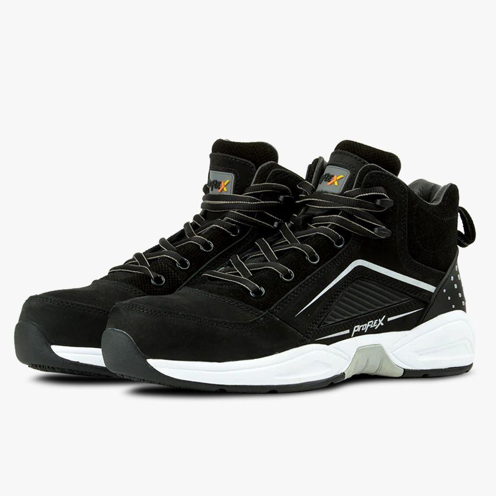 Zapatilla de seguridad botín 142 N cuero unisex-0