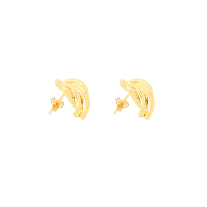 Aro Diseño Tubos 18K -1