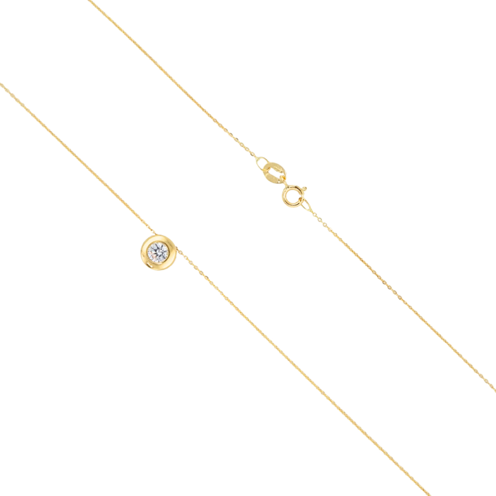 Collar Punto de Luz 18K -1