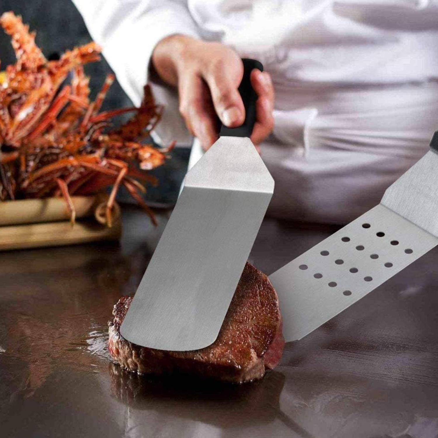 Set Profesional Para Cocinar a la Plancha-2