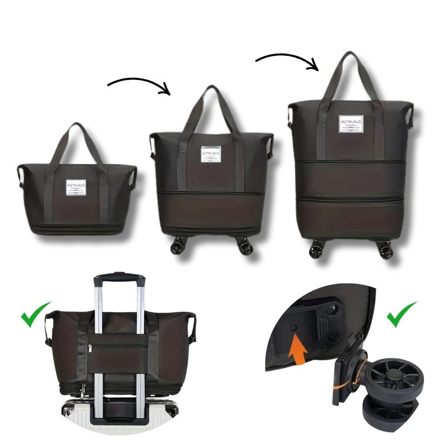 Bolso Expandible con Ruedas Desmontables-0