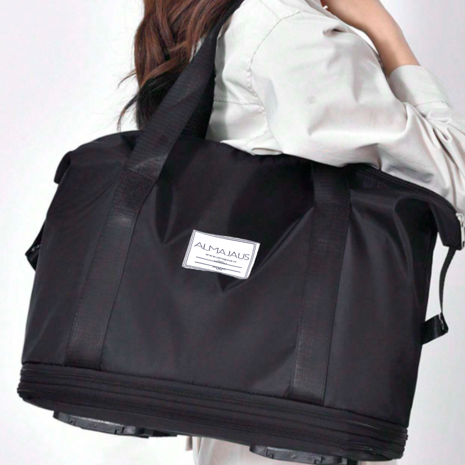 Bolso Expandible con Ruedas Desmontables-4