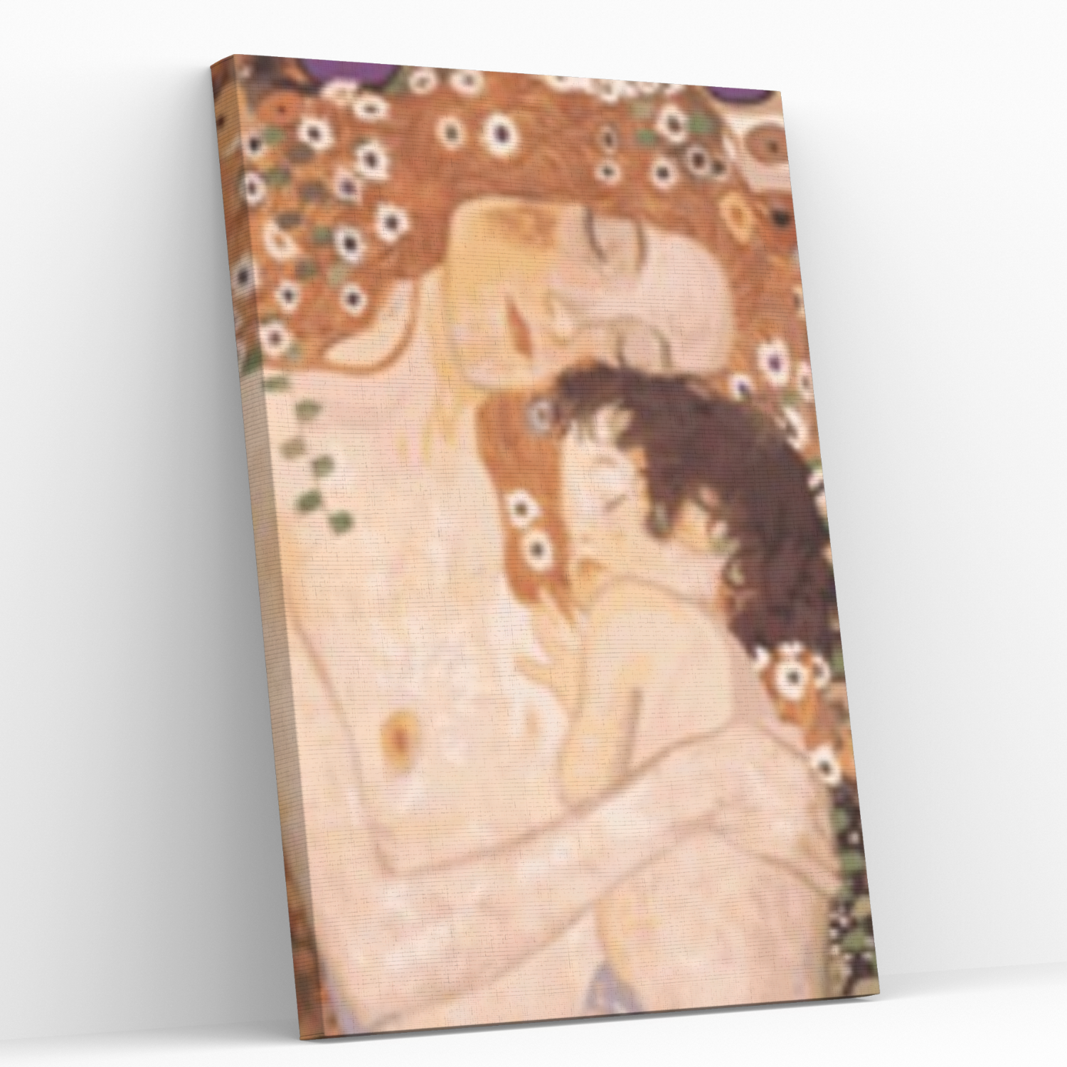 Pintura con números en bastidor 60x75 Mom and Baby Klimt - Painting by numbers-0