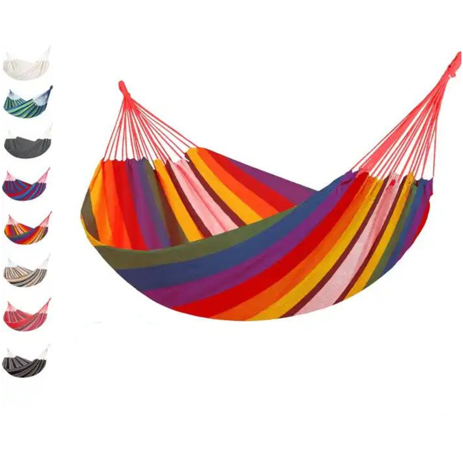 Hamaca 100% Algodón Premium 2 Plazas-1