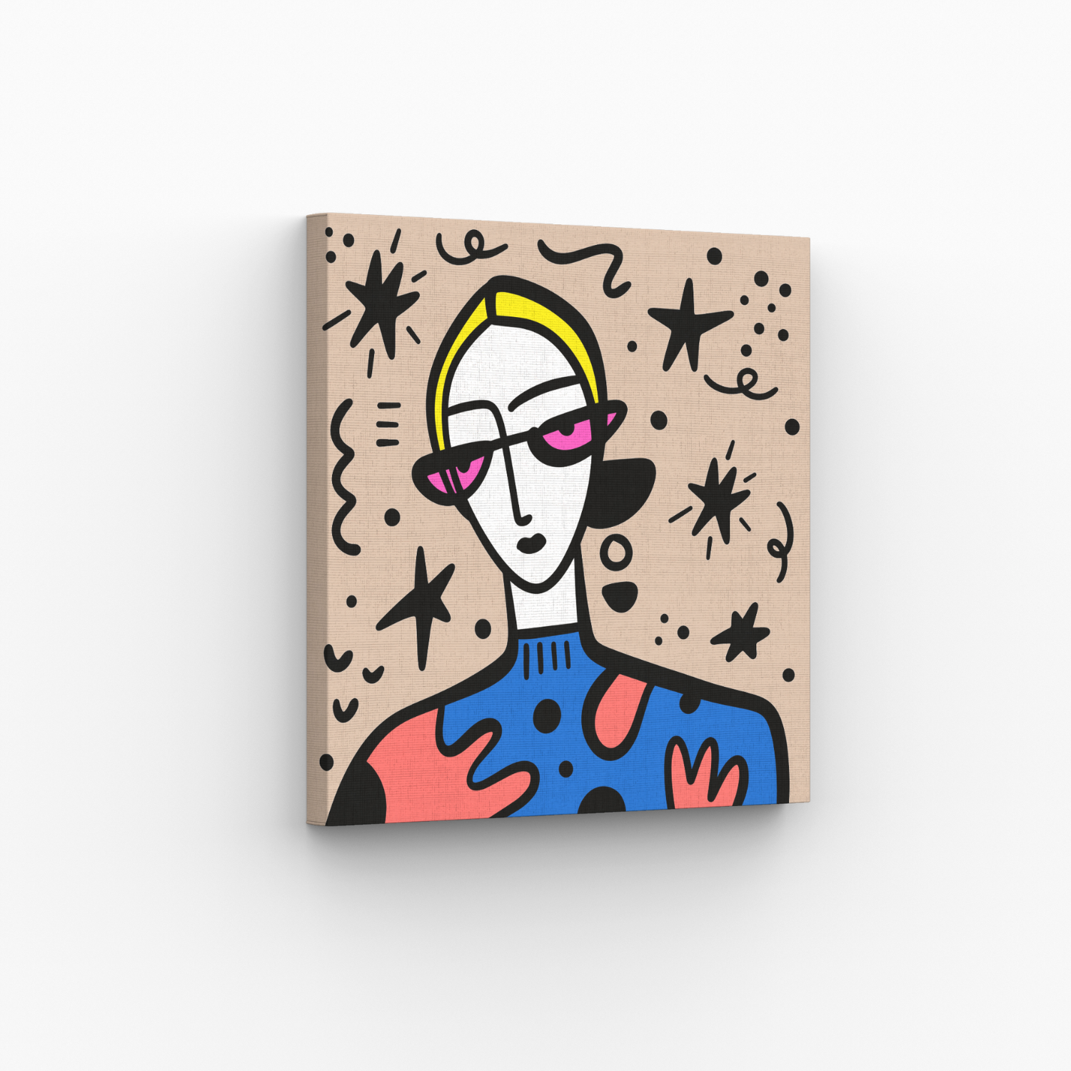 Pintura con Diamantes Fashionista - Diamond Painting 20x20 CM-0