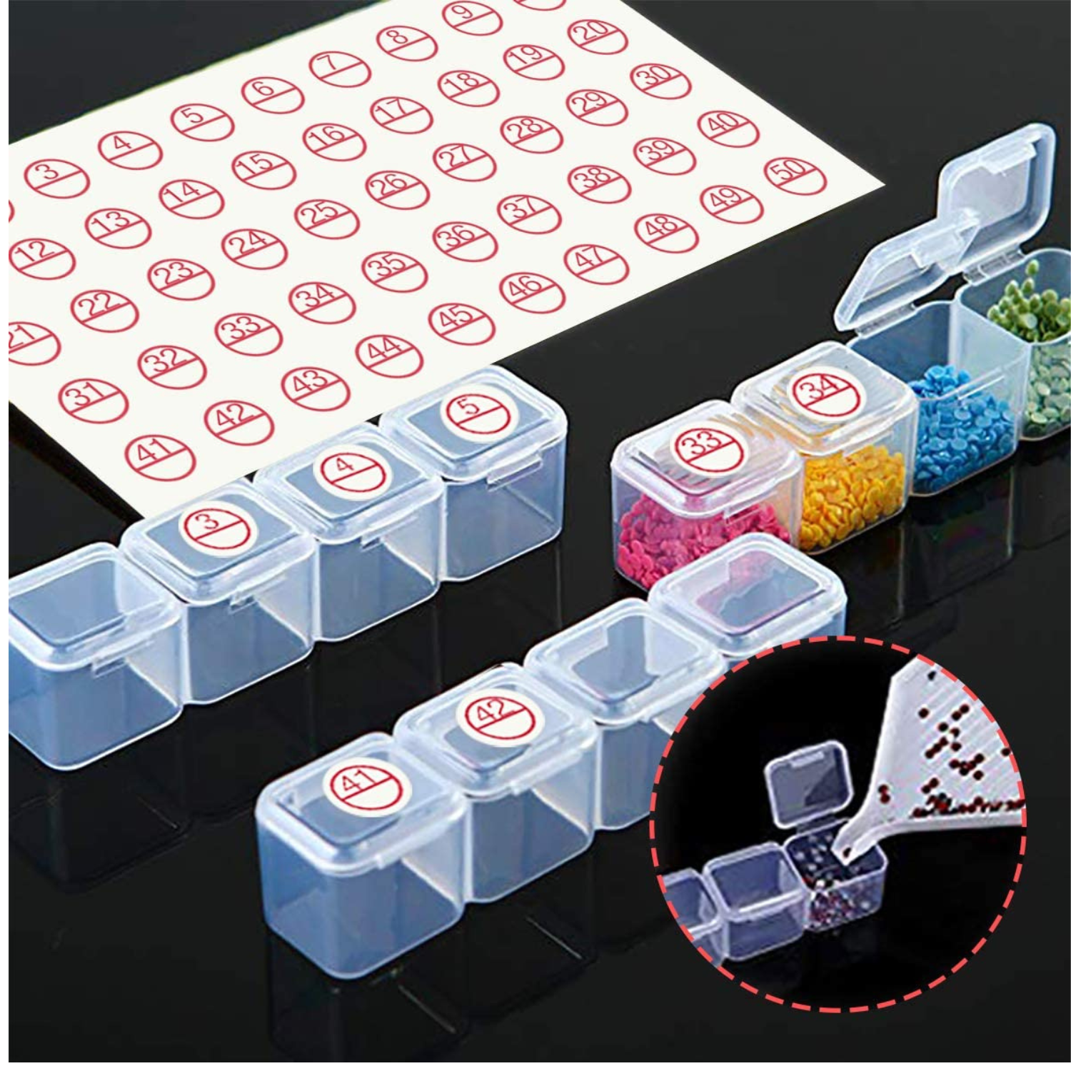 Kit para Diamond painting XL - 31 piezas-3