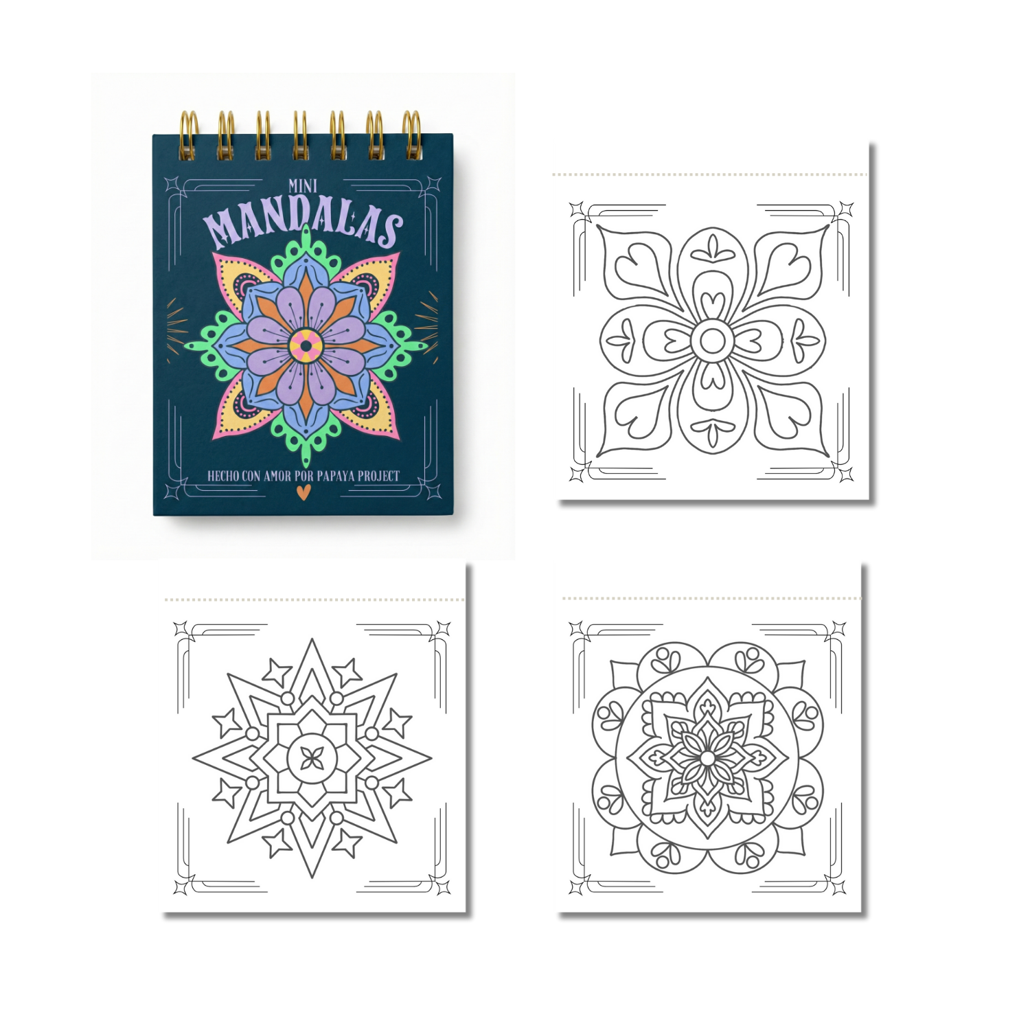 Libro de 50 mini mandalas para colorear-2