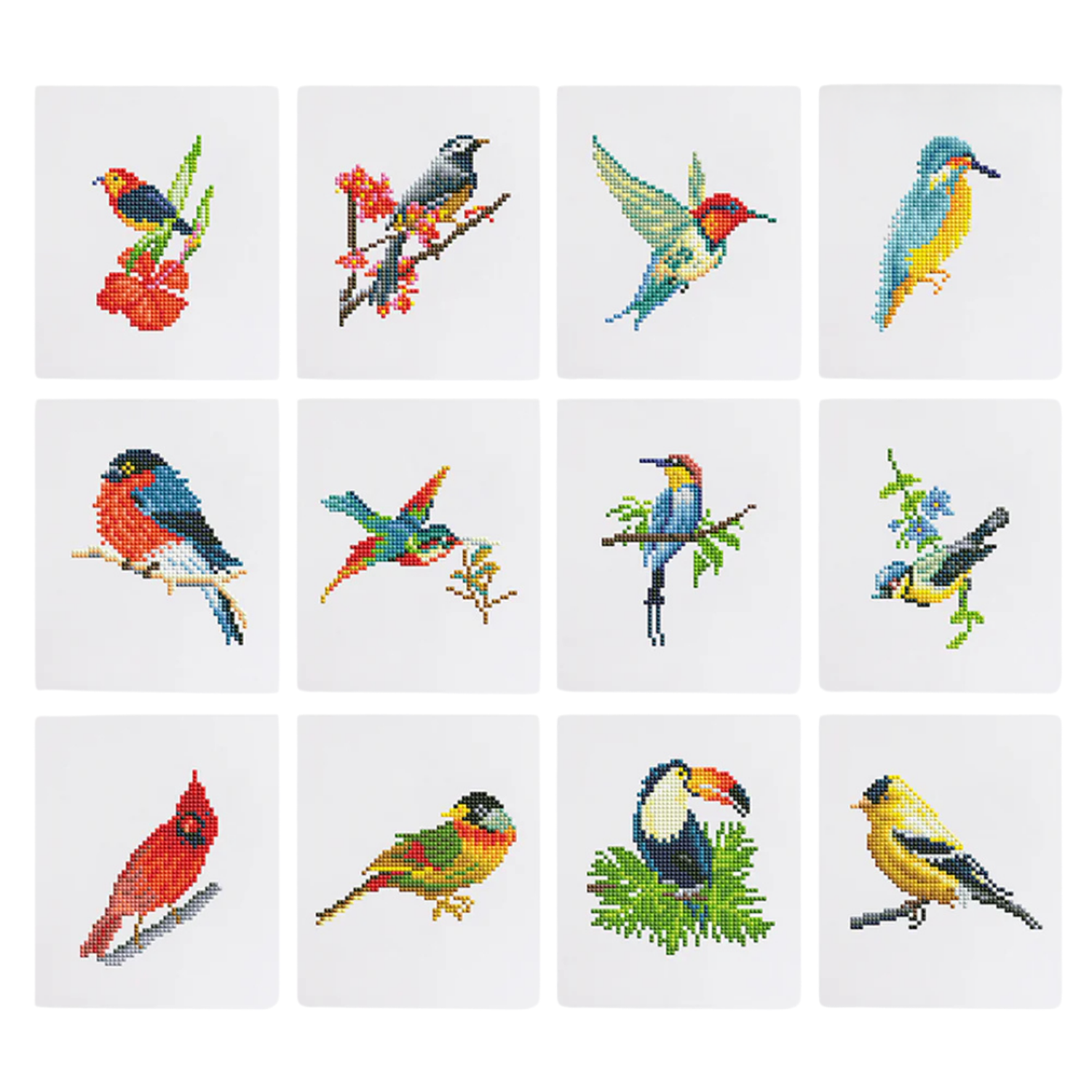 Colección Kit Diamond Painting - Pájaros-0