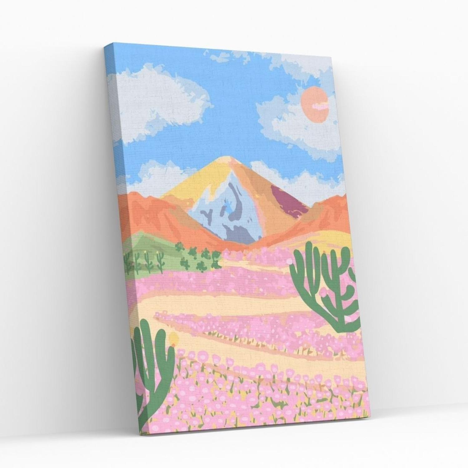 Pintura con números en bastidor 40x50 - Atacama Mágico - Painting by numbers-0