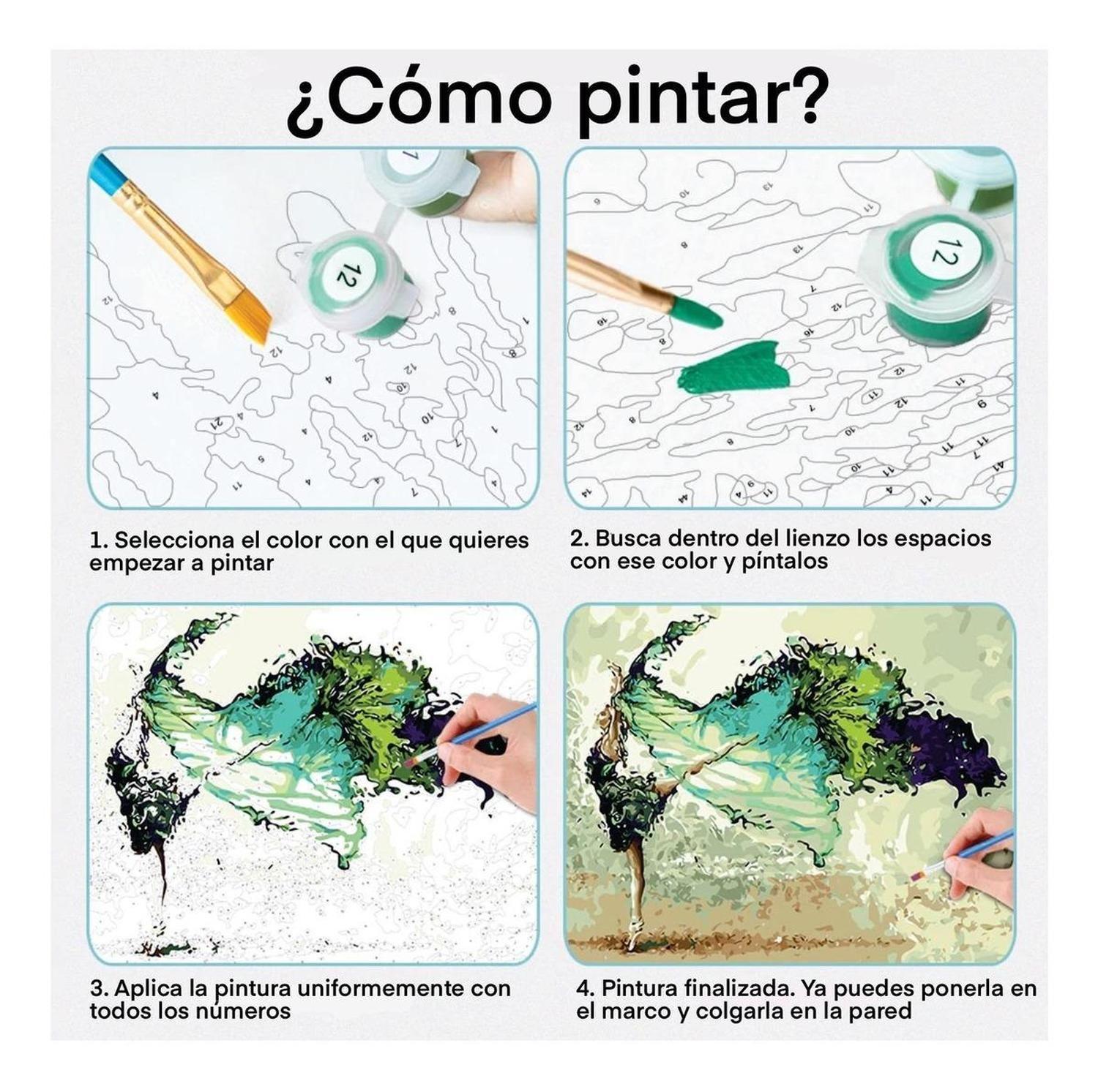 Pintura Por Números Mediterraneo - Marco Incluido - Paint By Numbers-3