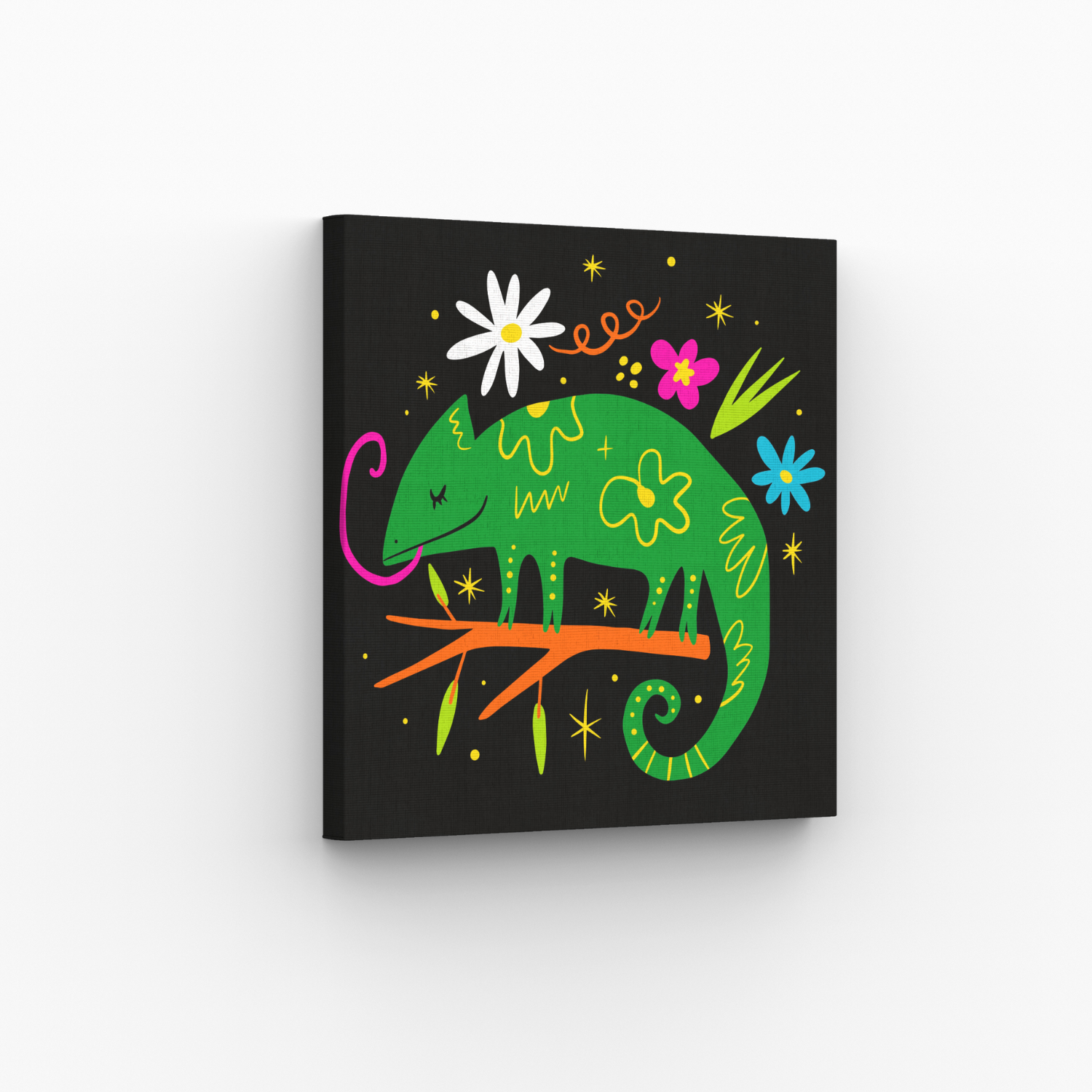 Pintura con Diamantes Iguana - Diamond Painting 20x20 CM-0