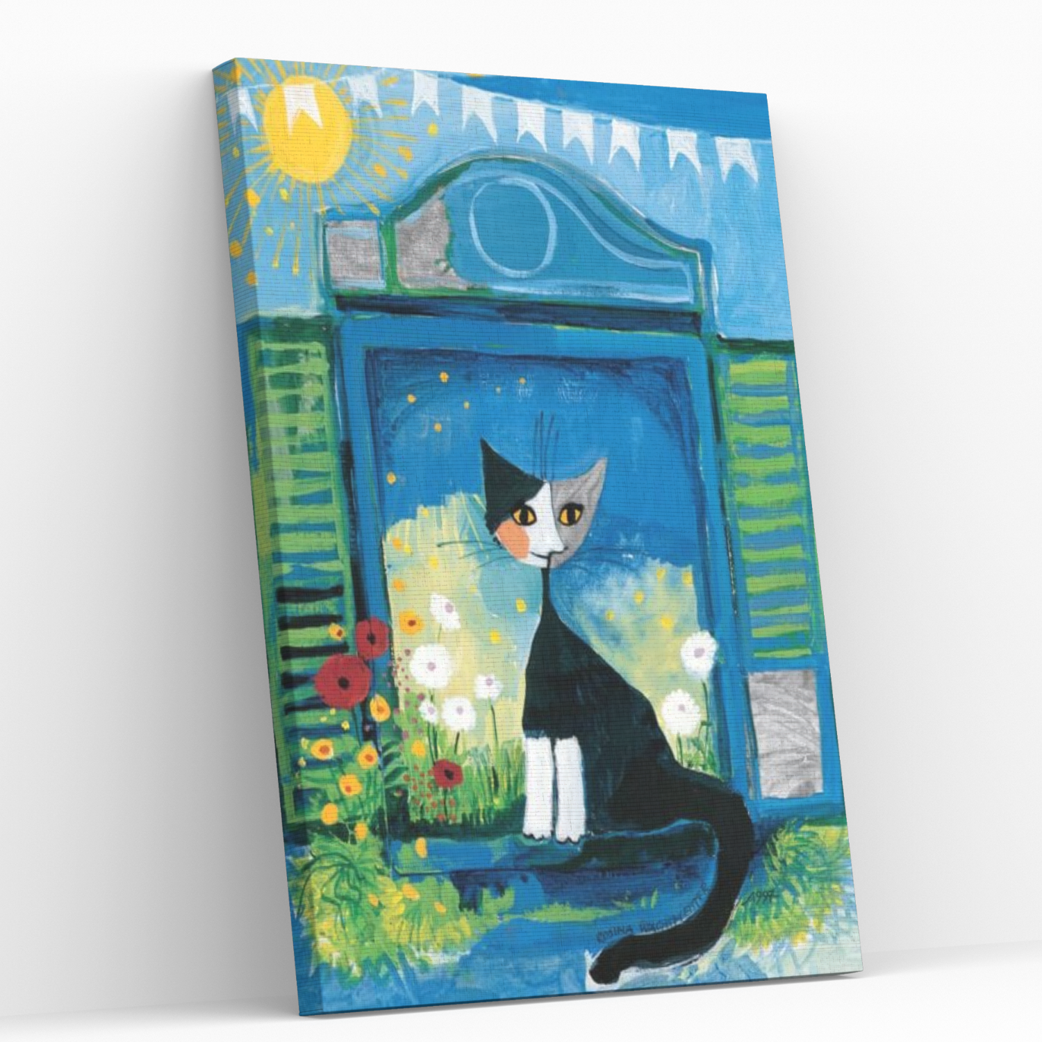Pintura con números en bastidor 25x35 Gato Arte - Painting by numbers-0