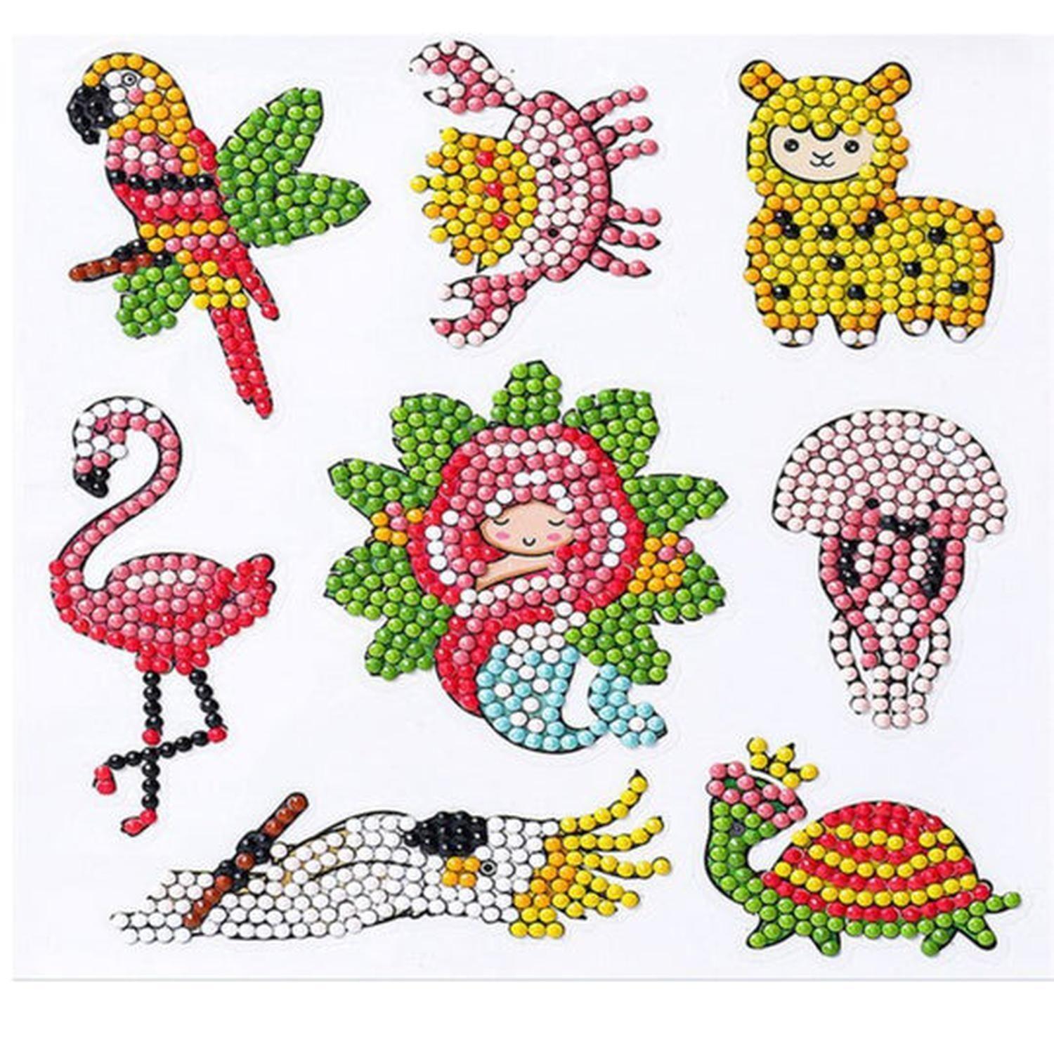 Kit Sticker pintura diamantes - Flamingo-0