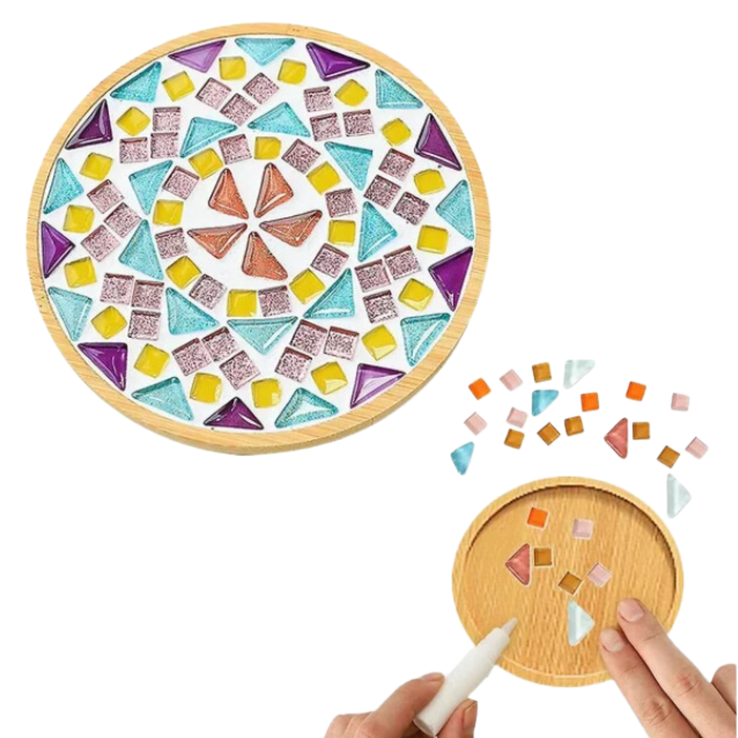 Mosaico Mandala Flor-1