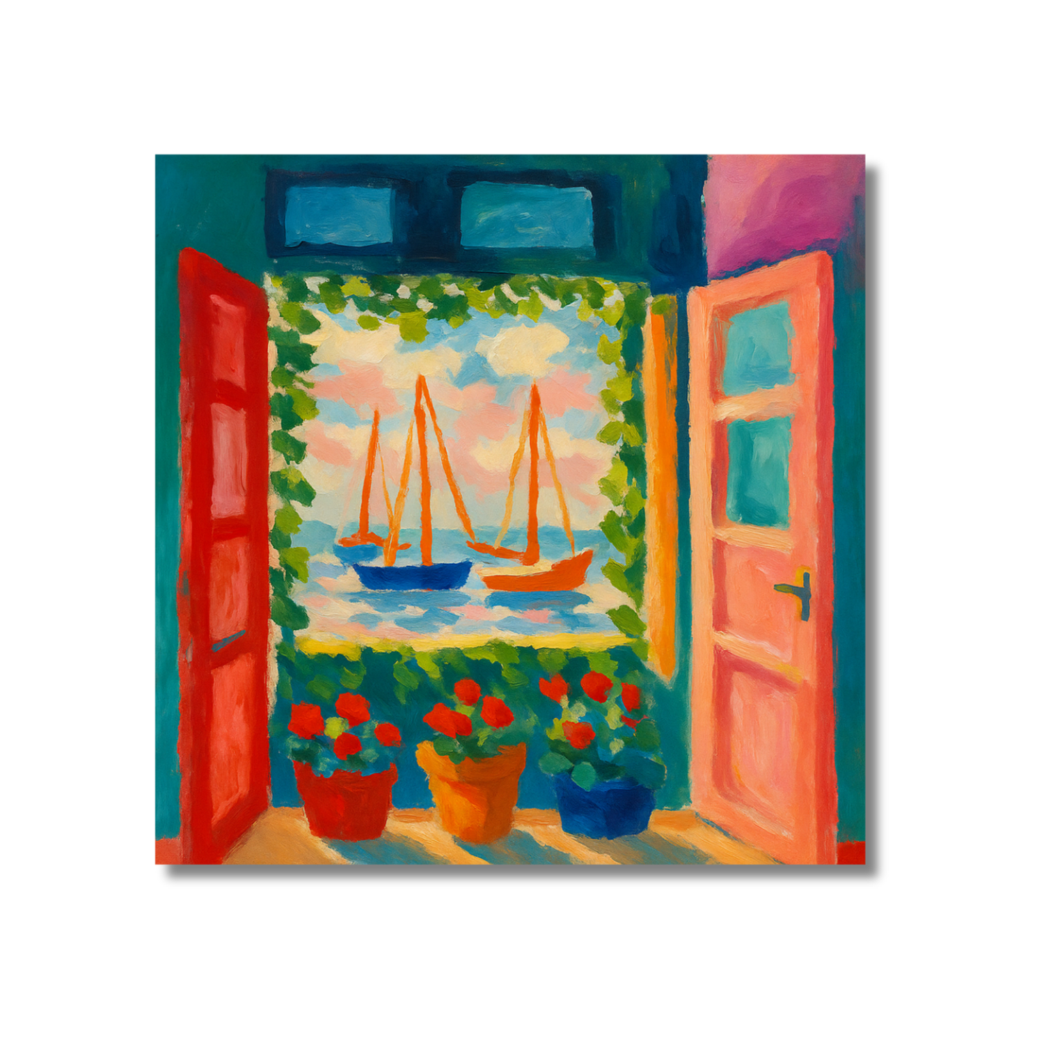 Set pintura por números X3 - Fauvismo - 20x20-2