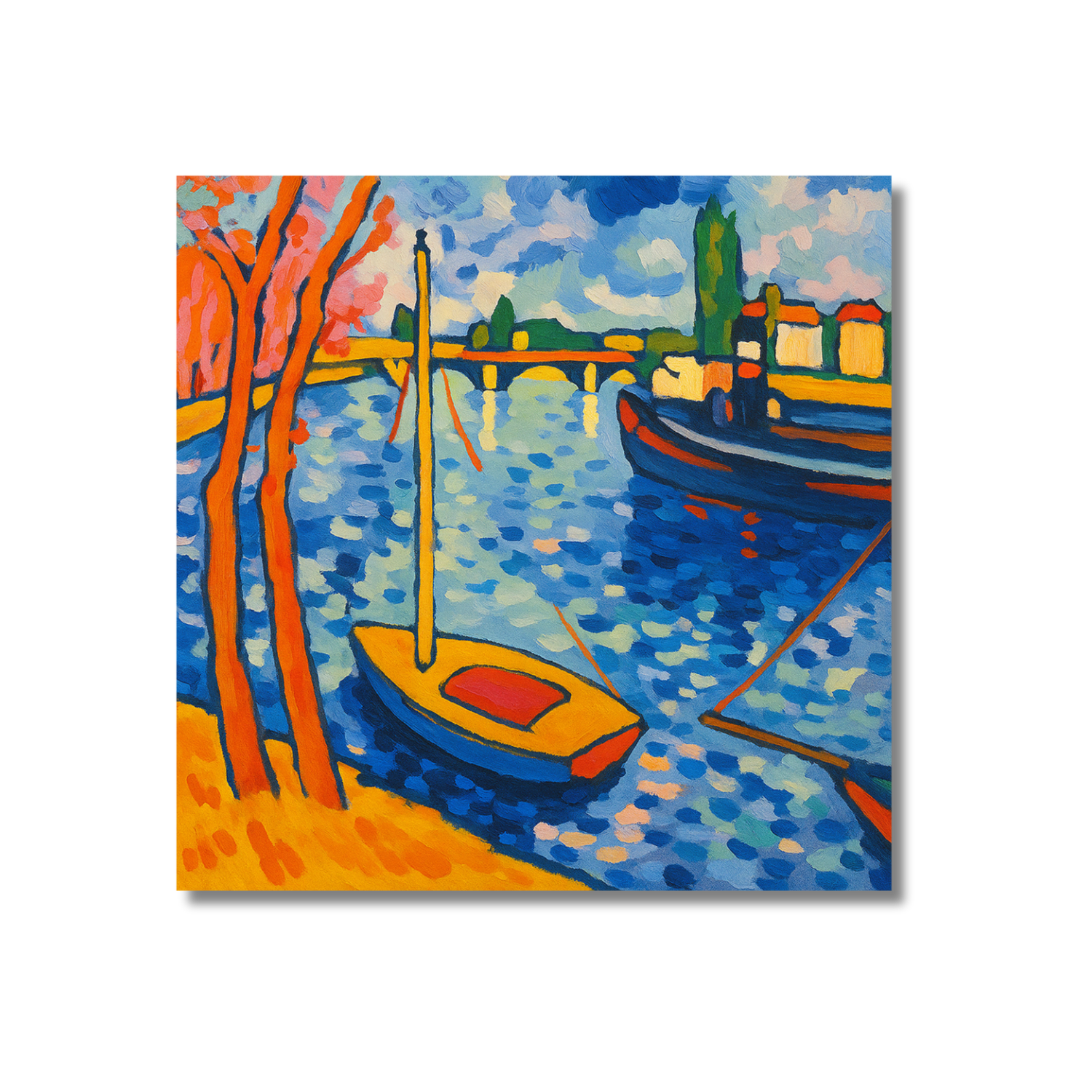 Set pintura por números X3 - Fauvismo - 20x20-3