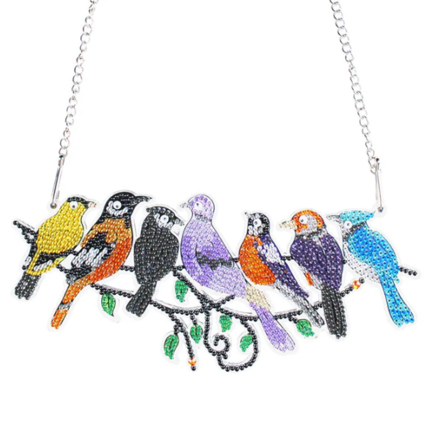 Pintura Diamantes para Colgar Pajaros-1