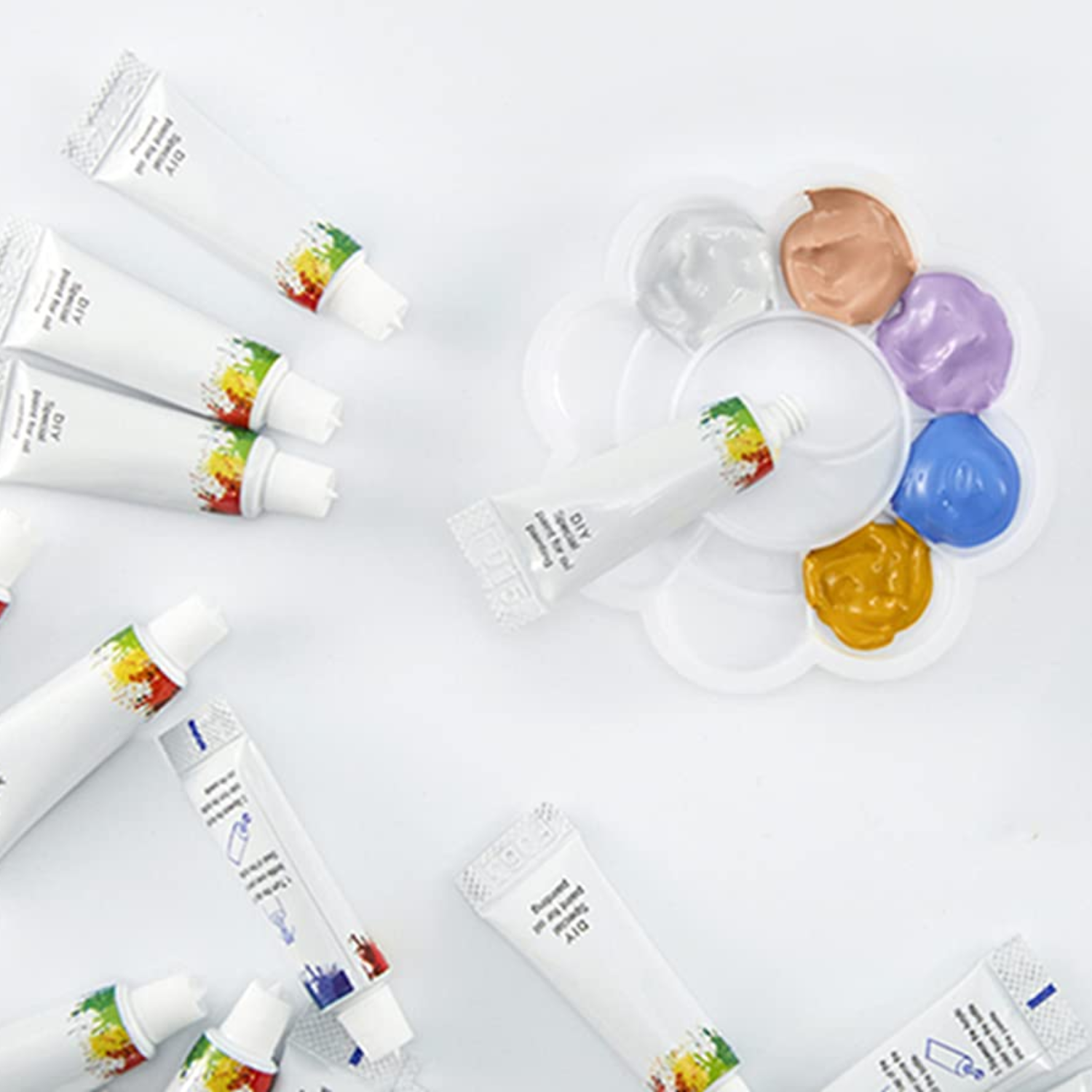 Pintura por números 25x35cm en bastidor Flores Rojas - Painting by number-2