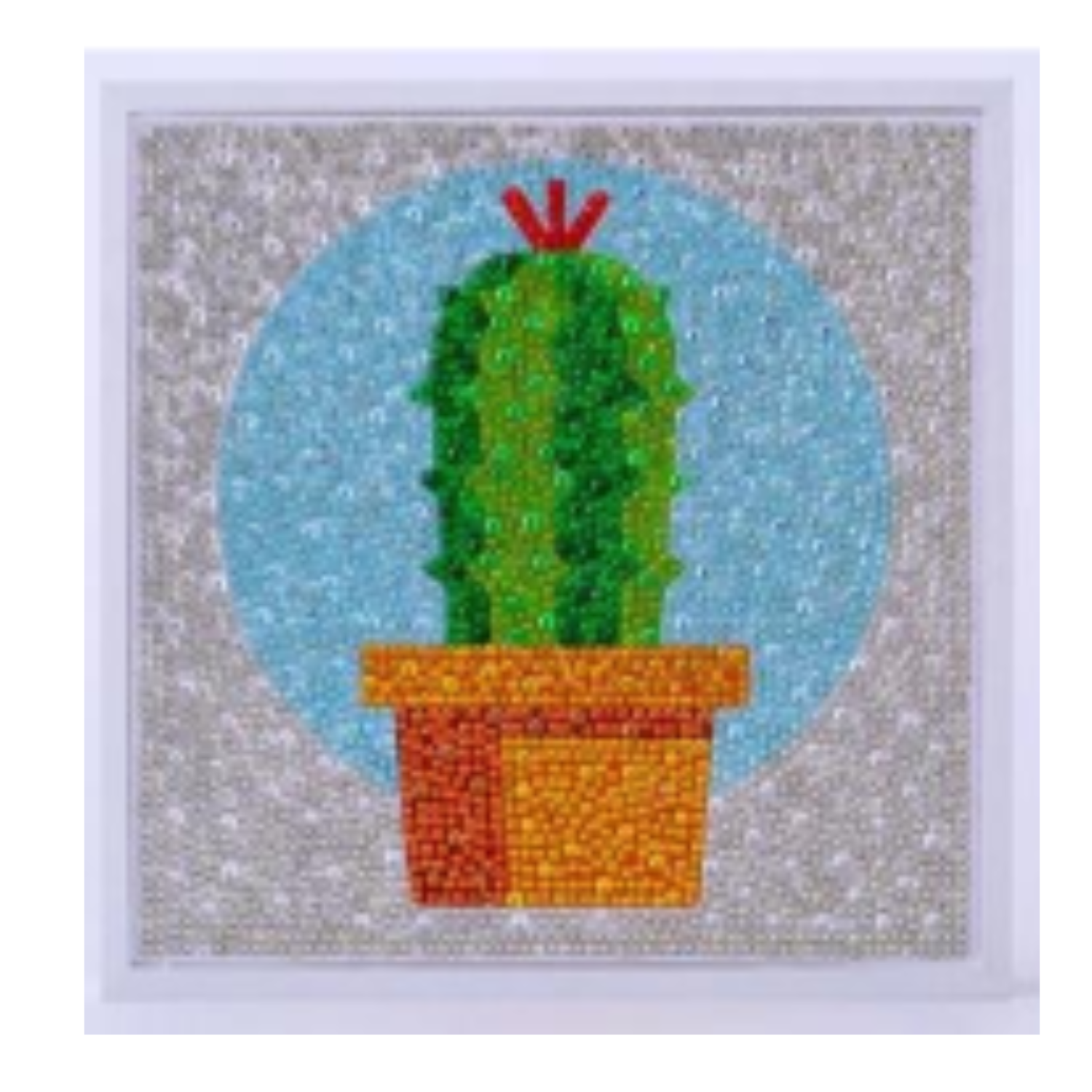Diamond painting niños 5d Cactus - Con marco-0