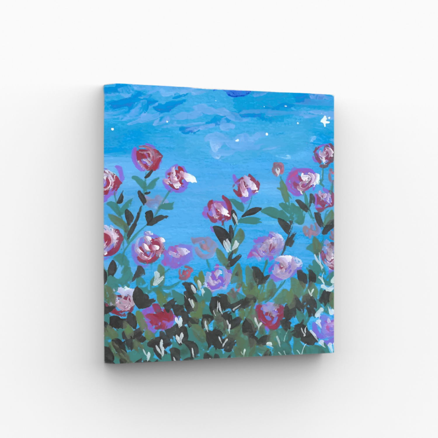 Set Pintura Por Números X3 - Mini Florecer 20x20-2