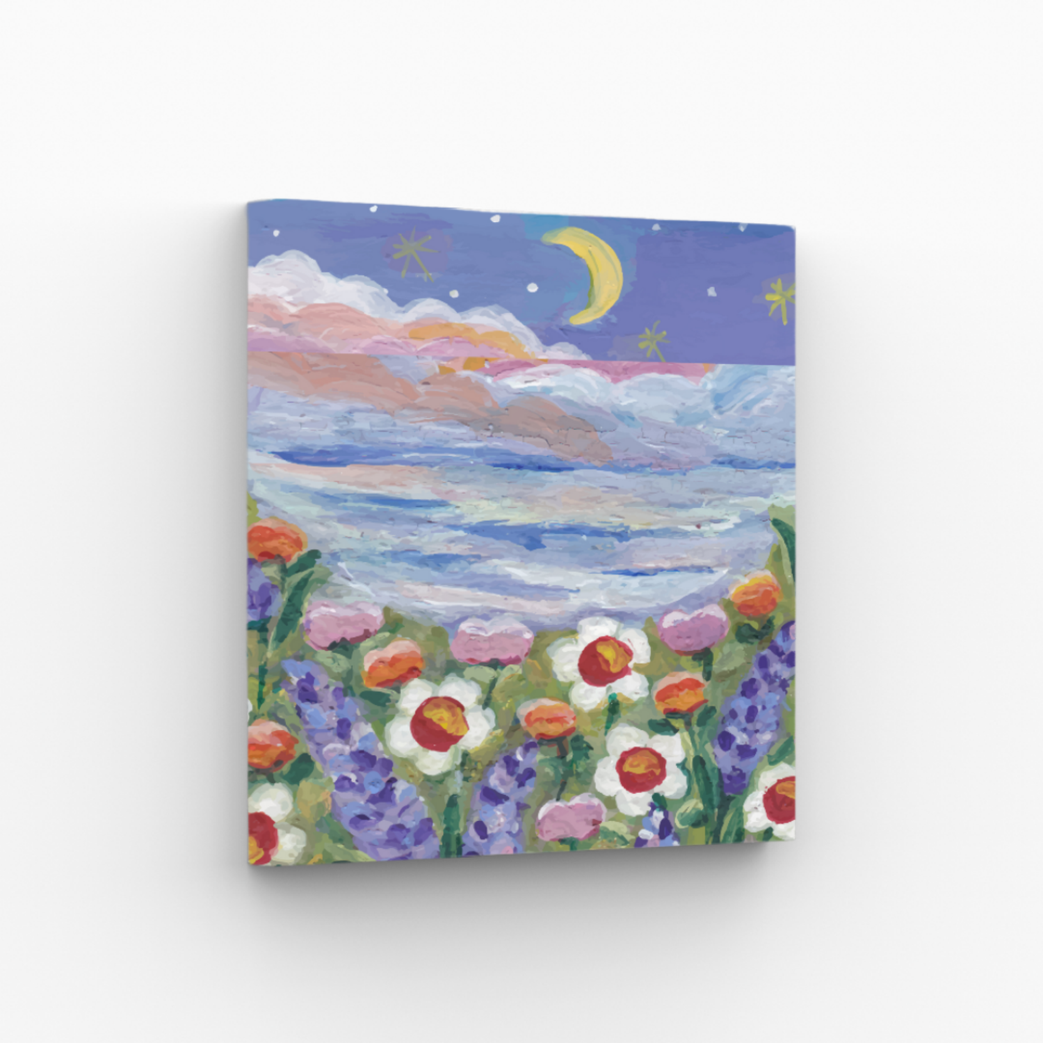 Set Pintura Por Números X3 - Mini Florecer 20x20-3