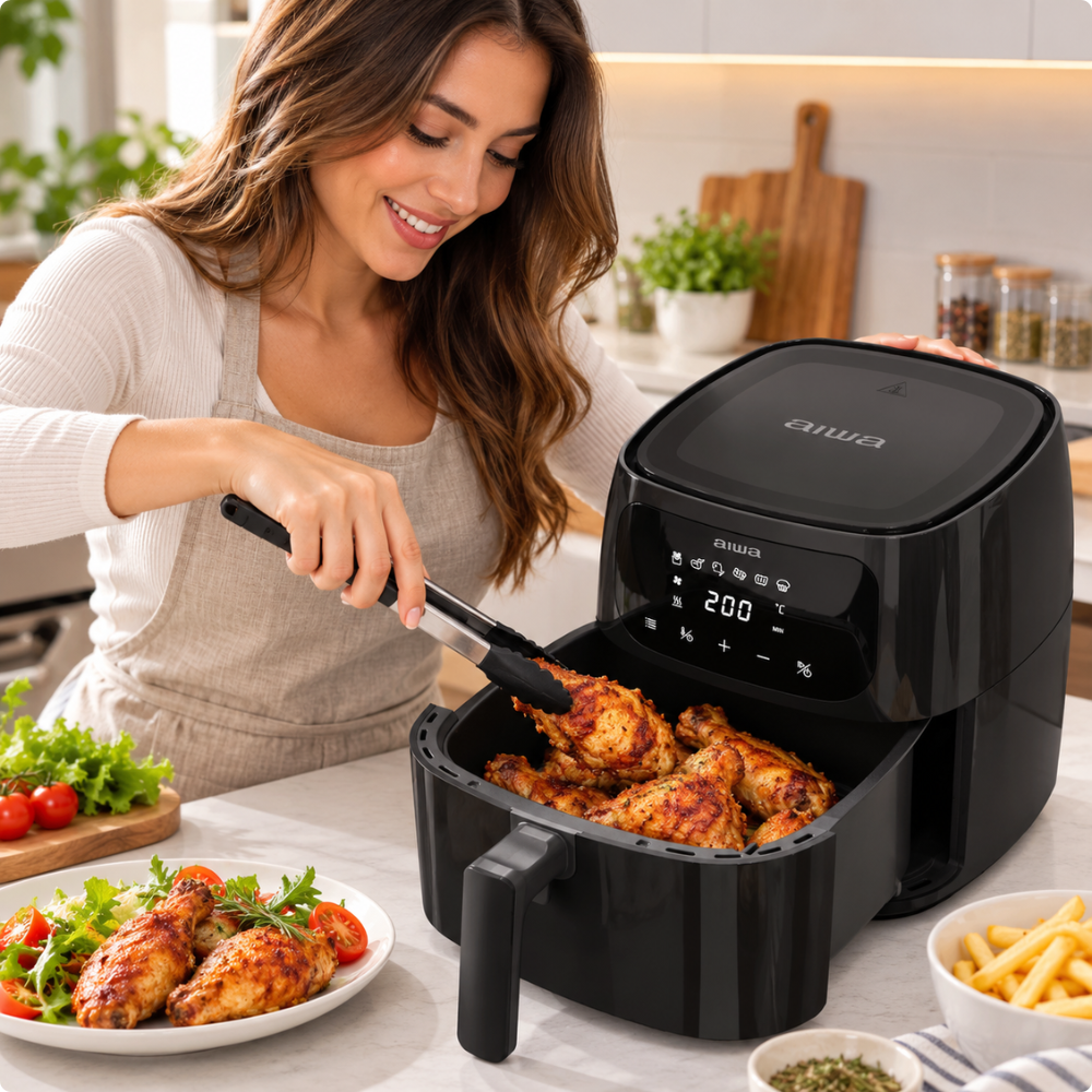 Freidora de Aire AIWA AWFK60 6L Digital 1300W-5