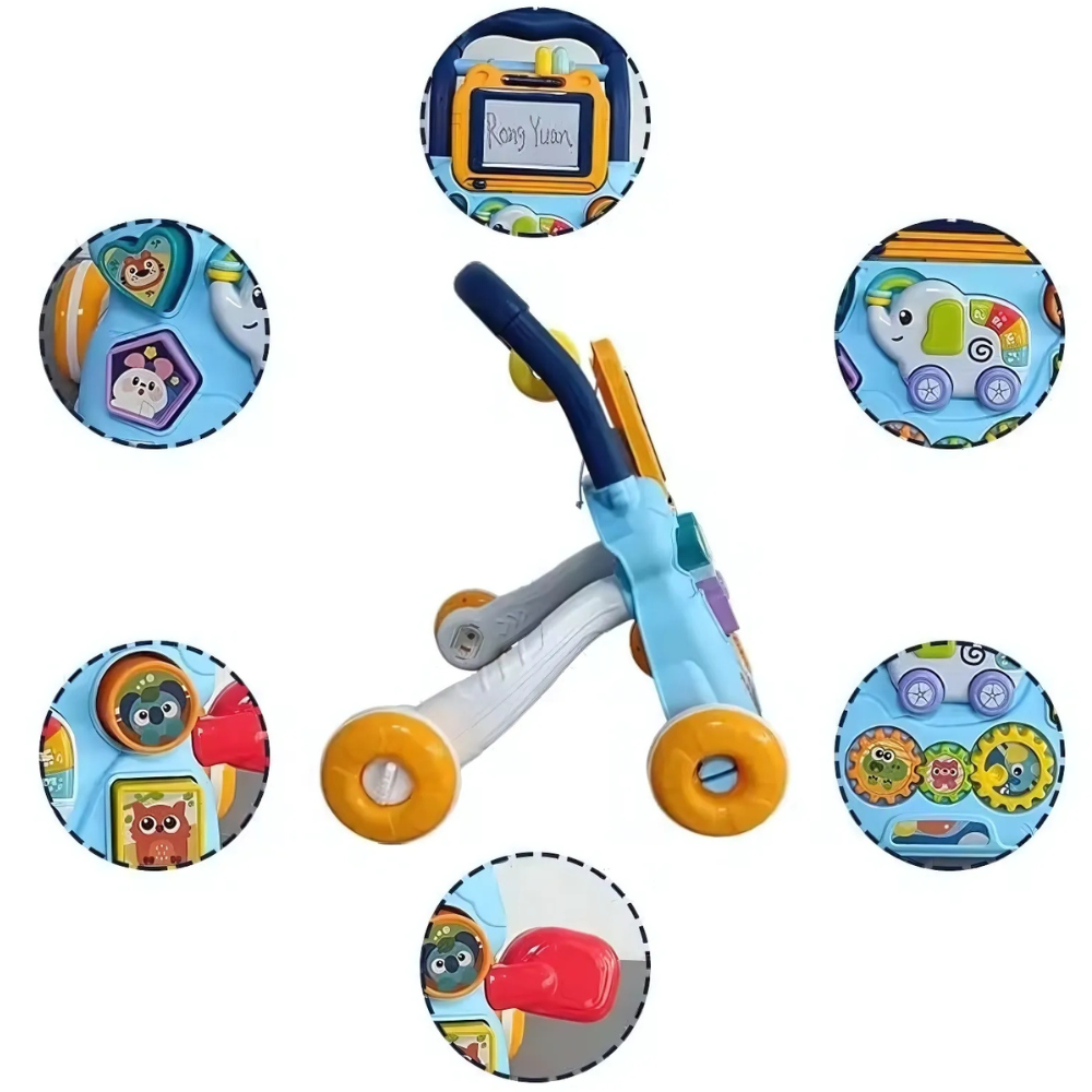 Caminador Centro De Actividad Para Bebé Sonidos Y Pizarra-2