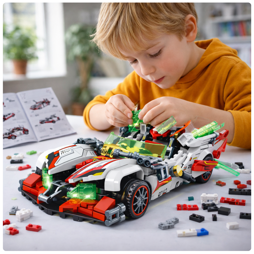 Auto Deportivo para Armar 301 Piezas Juguete de Construcci n STEM-5