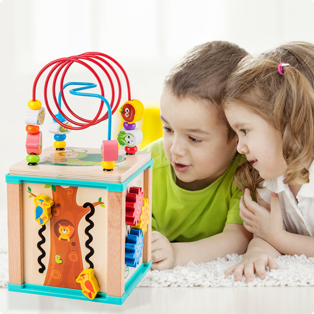 Cubo Didáctico de Madera 5 en 1 – Juguete Montessori-3