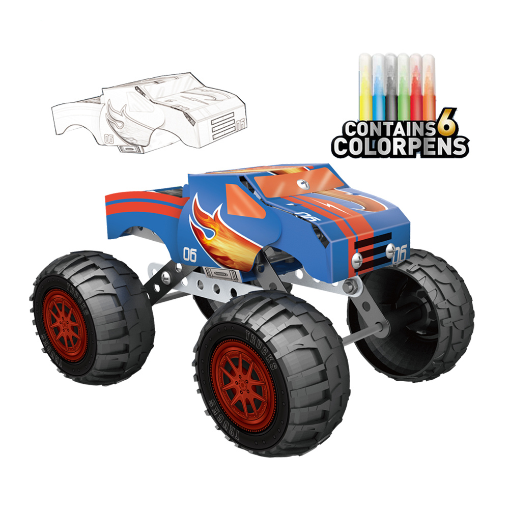 Camion Monster Truck Met lico Personalizable 149 Piezas-2