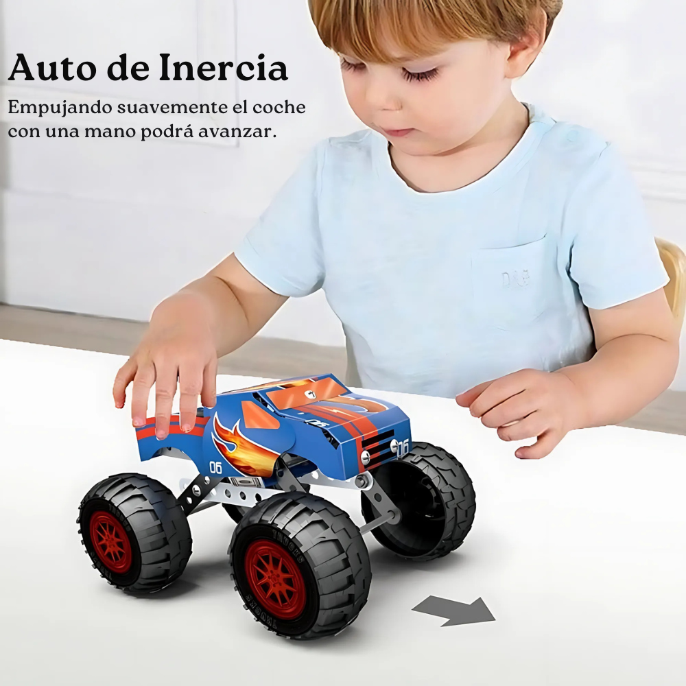 Camion Monster Truck Met lico Personalizable 149 Piezas-3