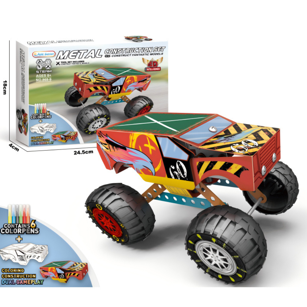 Monster Truck Met lico Personalizable 128 Piezas-2