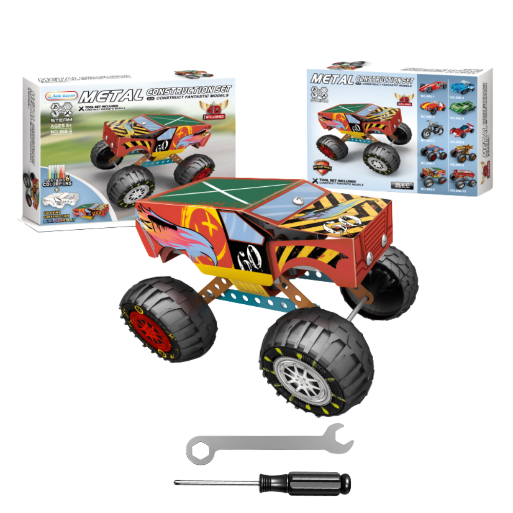 Monster Truck Met lico Personalizable 128 Piezas-3
