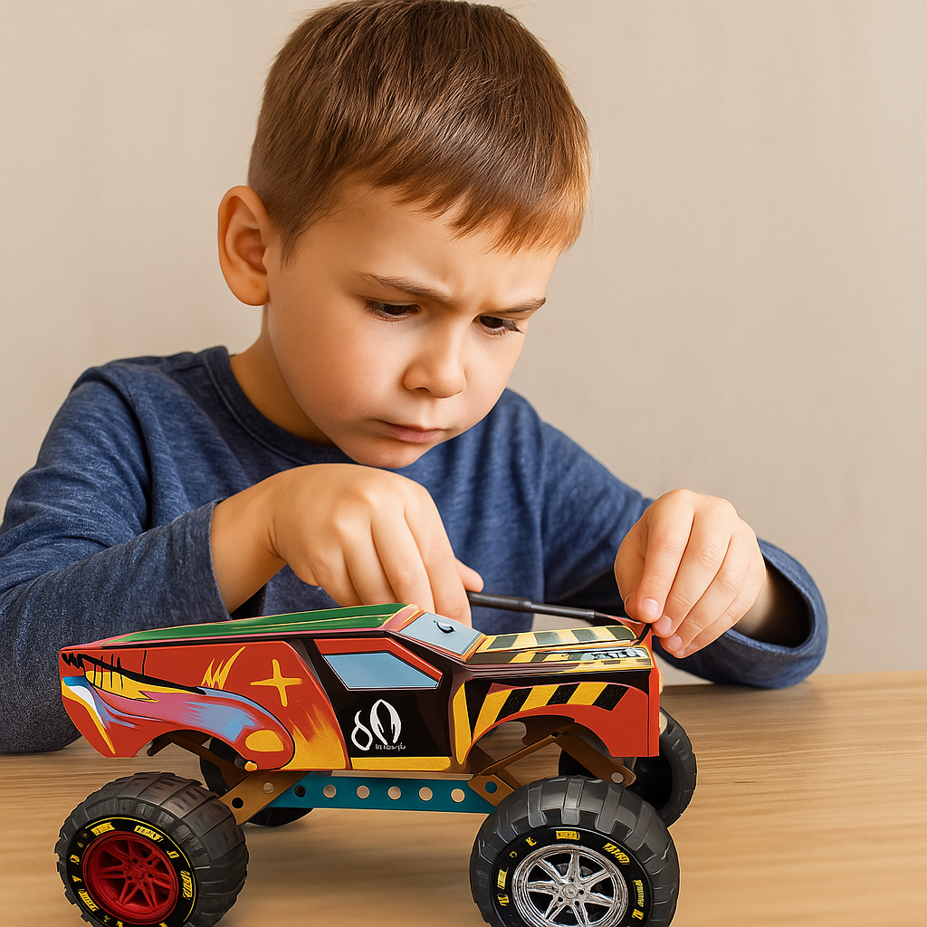 Monster Truck Met lico Personalizable 128 Piezas-4