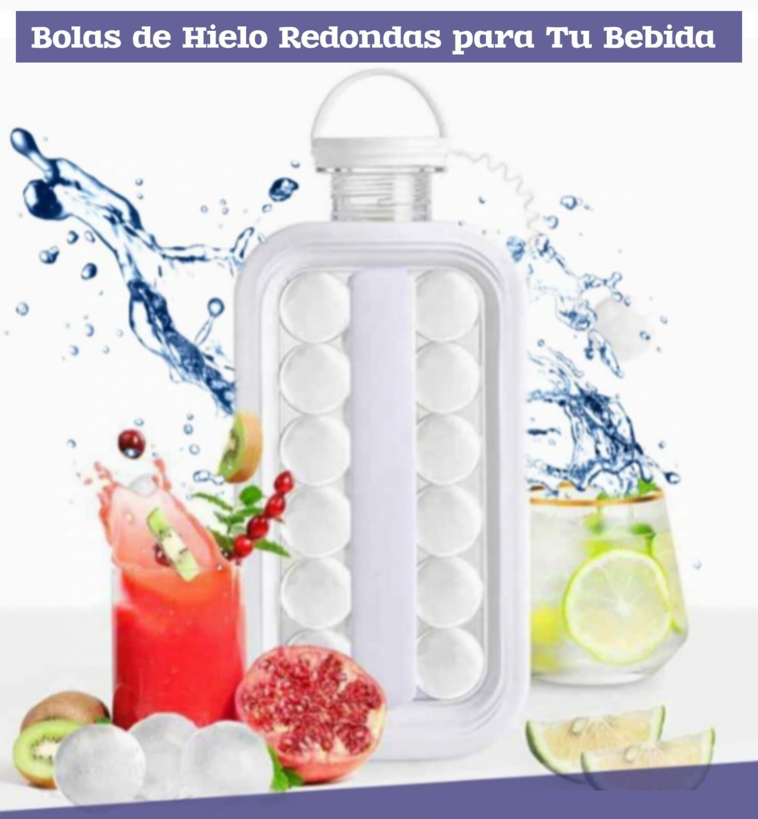 MOLDE HIELO EXPANDIBLE FORMA BOTELLA ESFERAS BOLAS HIELO-2