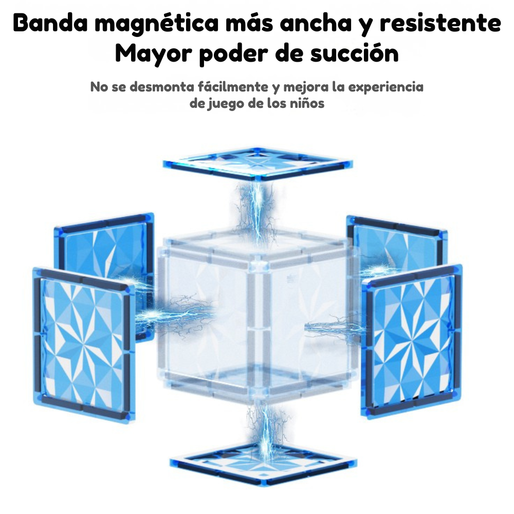 Set de Bloques Castillo Magn ticos STEM 75 Piezas-2