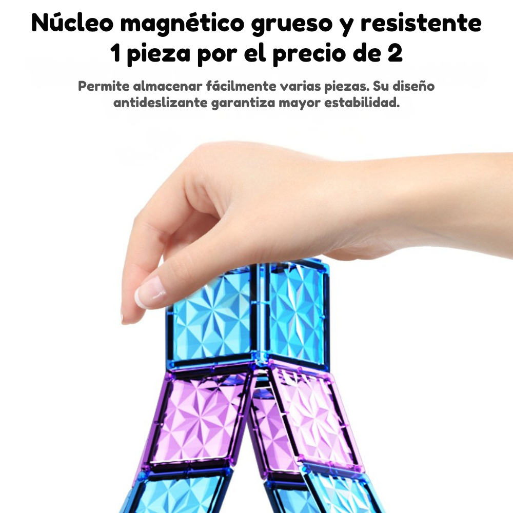 Set de Bloques Castillo Magn ticos STEM 75 Piezas-3