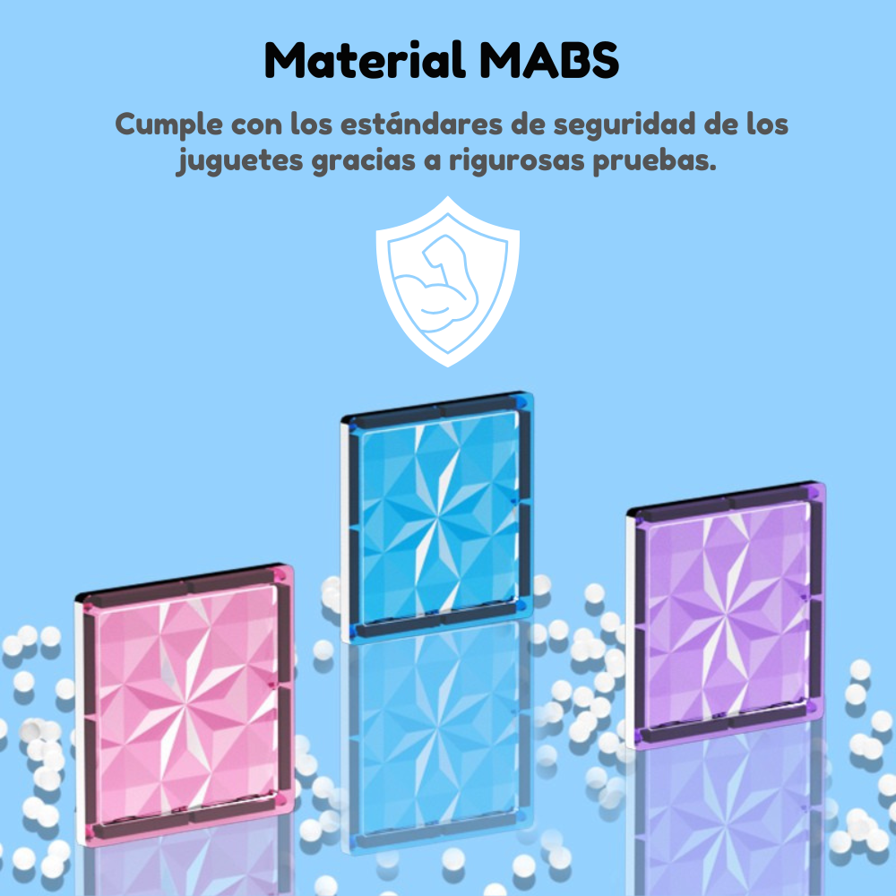 Set de Bloques Castillo Magn ticos STEM 75 Piezas-4