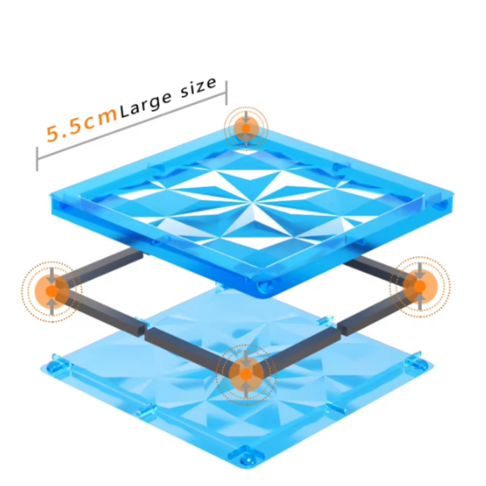 Set de Bloques Magnéticos de Construcción – 128 Piezas-3