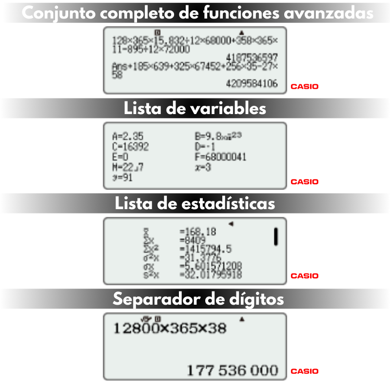 CALCULADORA CASIO FX-82MS-4