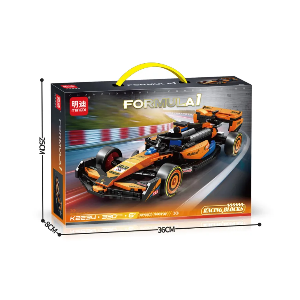 Auto de Carreras para Armar 330 Piezas Juguete STEM-6