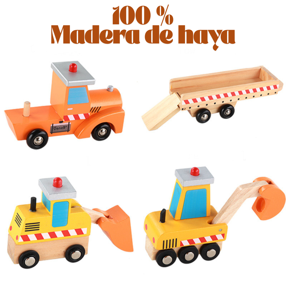 Camión Transportador de Maquinaria de Madera Educativo-2